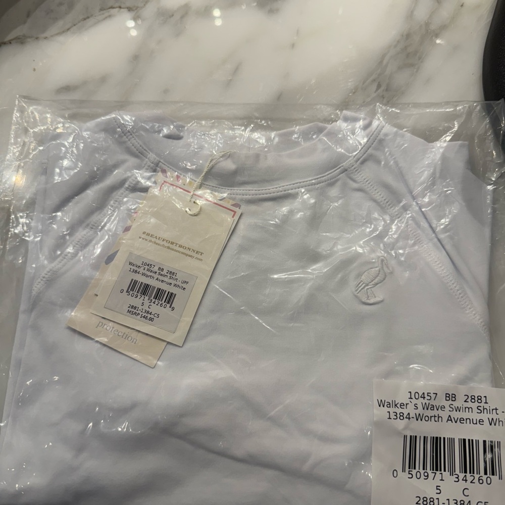 Beaufort Bonnet White Swim Shirt